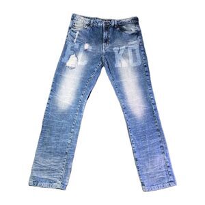 Vintage Y2K Ecko Unltd Jeans Men’s 36x32 Baggy Distressed Graffiti Style Denim